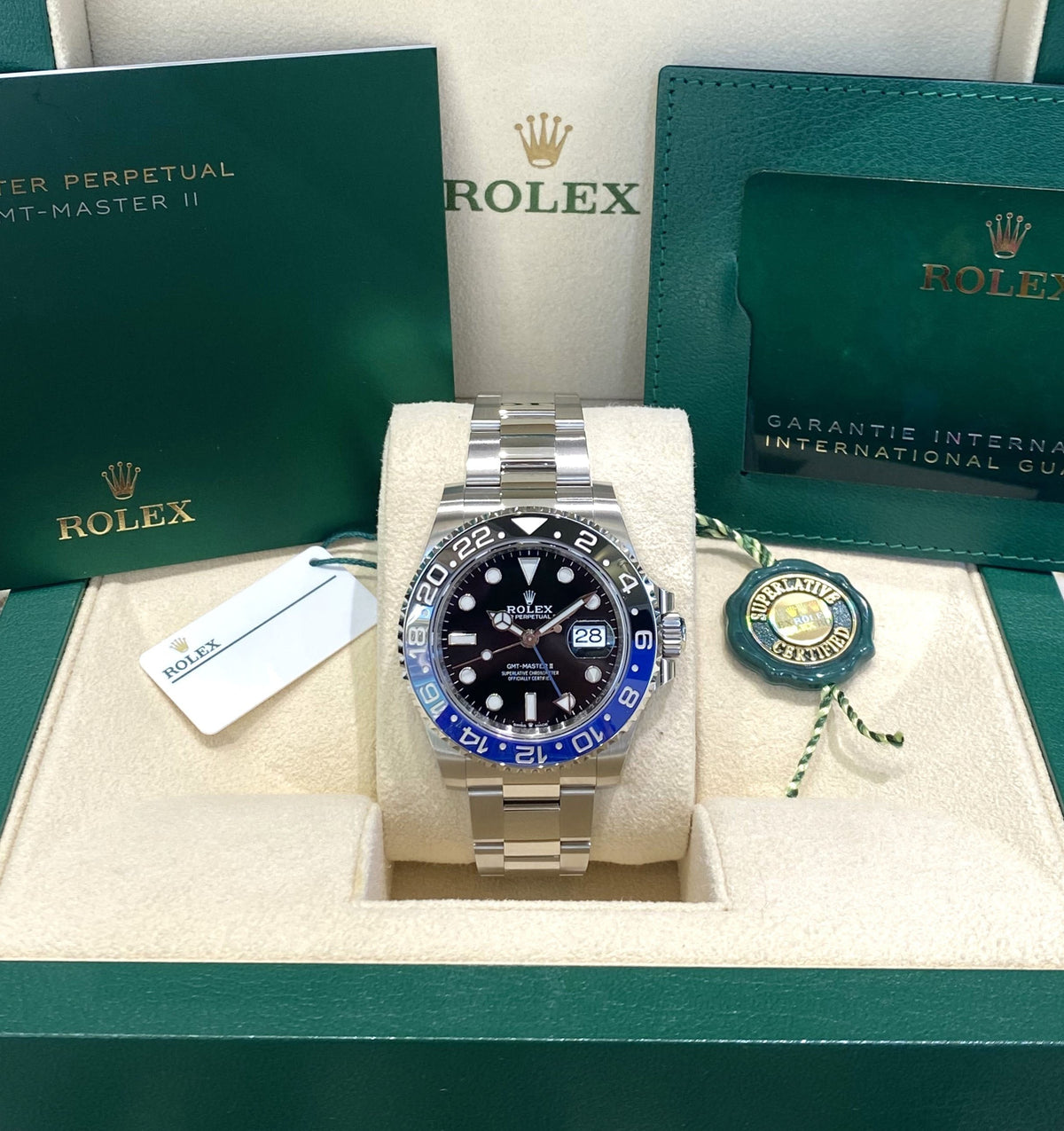 2022 Rolex GMT-Master II Batman 126710BLNR