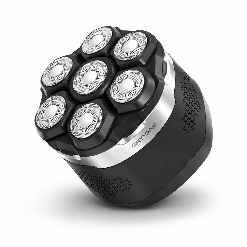 7-Head Flex Rotary Shaver with Magnetic Blade System